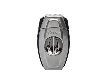Xikar Flip Dual Cutter Zigarrenschneider V-Cut + Gerade Gebürstetes Chrom
