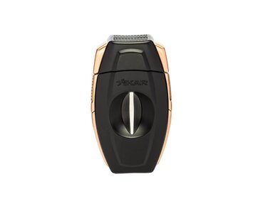 Xikar Flip Dual Cutter Zigarrenschneider V-Cut + Gerade Schwarz / Bronze
