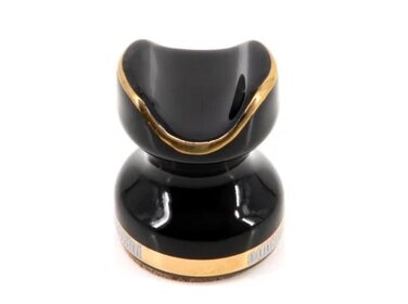 Adorini Keramik Zigarrenhalter Schwarz/Gold für 1 Zigarre