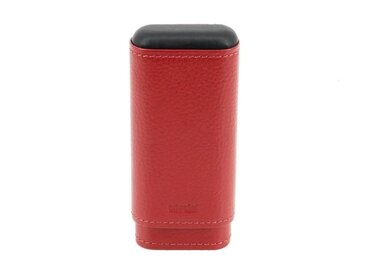 Adorini Magma Red Zigarrenetui Leder Rot für 2-3 Zigarren