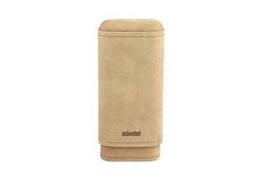 Adorini Etui Hirschleder Hellbraun für 2 Double Corona