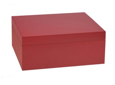 Adorini Humidor Medium Deluxe Bordeaux Matt für 75 Zigarren