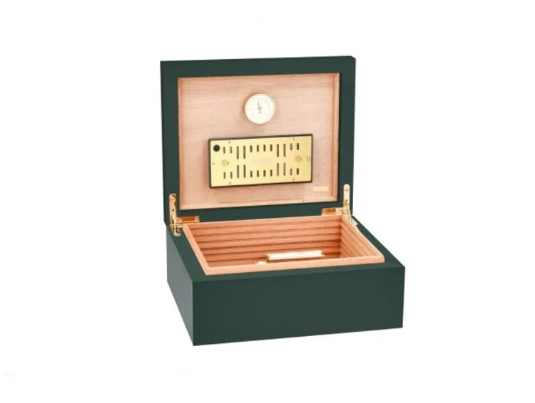 Adorini Adorini Humidor Medium Deluxe Imperial Green Matt für 75 Zigarren