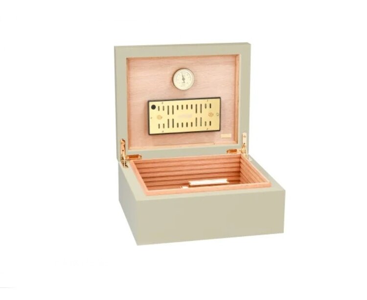 Adorini Adorini Humidor Medium Deluxe Ivory Matt für 75 Zigarren
