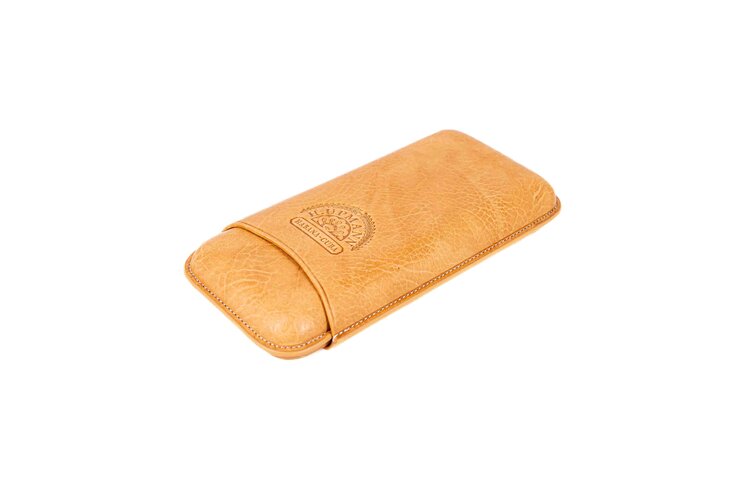 H.Upmann H.Upmann Zigarrenetui Leder Braun für 3 Zigarren