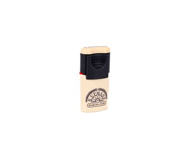 H.Upmann Sturmfeuerzeug Creme mit Jetflamme
