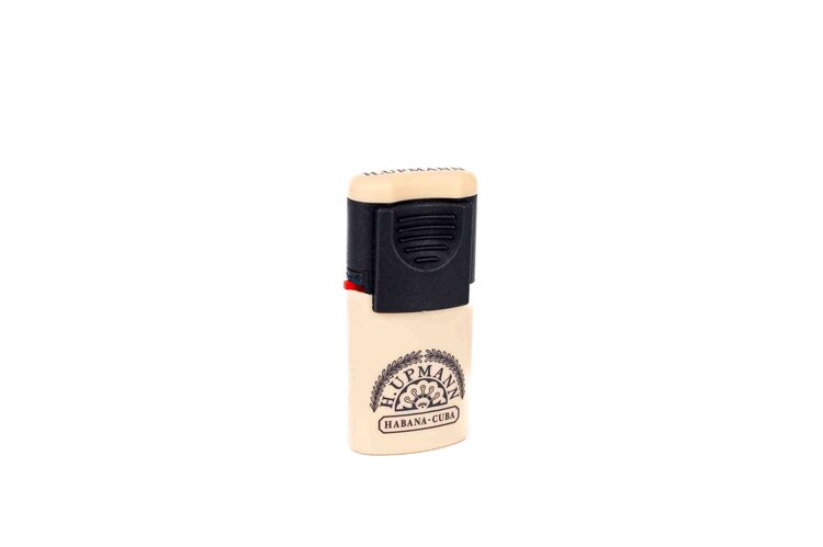 H.Upmann H.Upmann Sturmfeuerzeug Creme mit Jetflamme