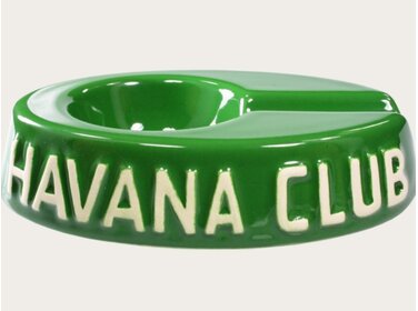 Havana Club Egoista Aschenbecher Grün aus Keramik für 1 Zigarre