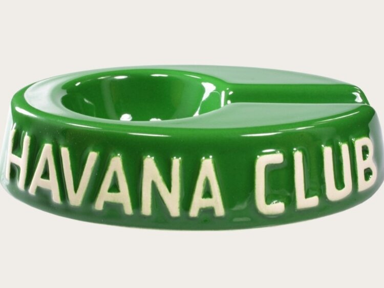 Havana Club Havana Club Egoista Aschenbecher Grün aus Keramik für 1 Zigarre