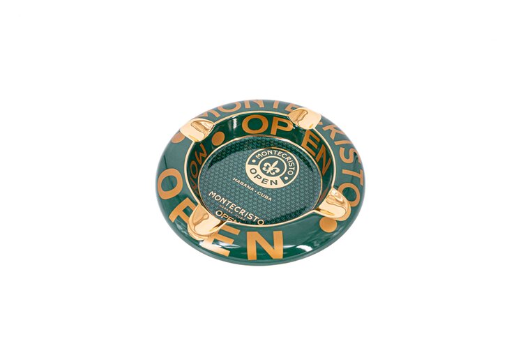 Montecristo Montecristo Open Aschenbecher Porzellan Grün für 4 Zigarren (Outlet)