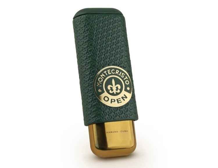 Montecristo Open Zigarrenetui Dunkelgrün für 2 Zigarren