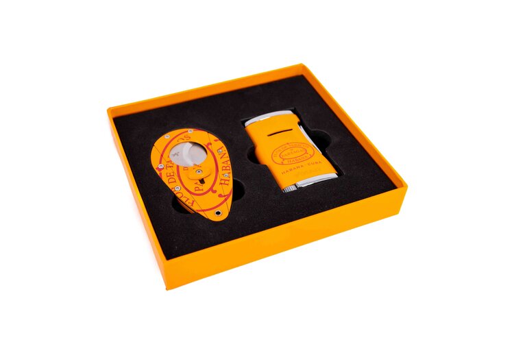 Partagas Partagas Zigarren-Set Jet-Feuerzeug und Doppelklingen-Cutter