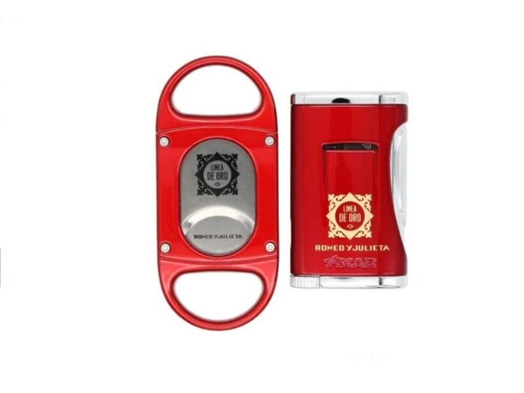 Romeo y Julieta Romeo y Julieta Linea de Oro Geschenkset Zigarrenschneider und Feuerzeug