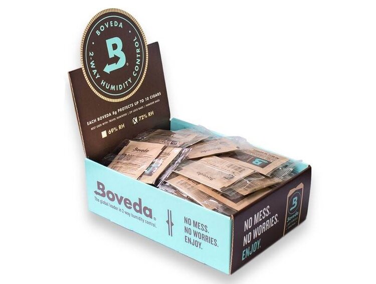 Bóveda Bóveda Befeuchter 72 % 8 g einzeln verpackt für Etuis