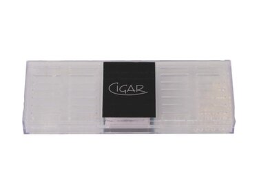 Passatore Humidor-Befeuchter Acrylpolymer Transparent für 50–100 Zigarren