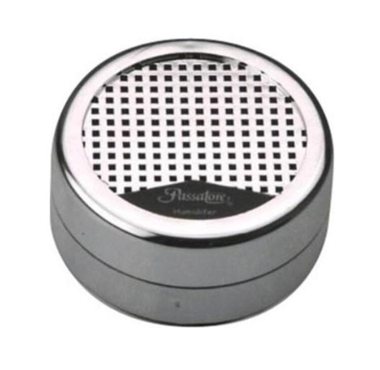 Passatore Passatore Humidor-Befeuchter Acrylpolymer rund Chrom für 25–50 Zigarren