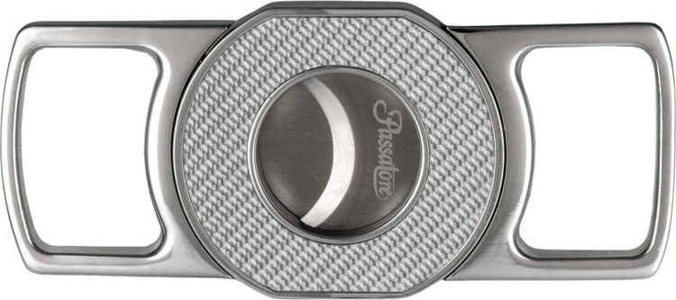 Passatore Passatore TIE Advanced Zigarrenschneider Doppelklinge Silber/Carbon