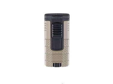 Xikar Tactical Triple Feuerzeug Tan/Schwarz