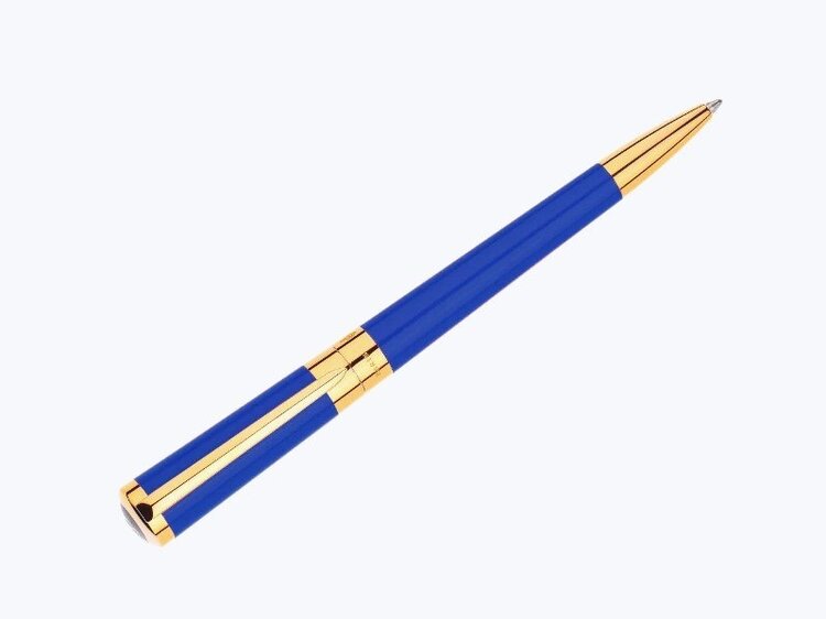 S.T. Dupont  S.T. Dupont Liberté Kugelschreiber Blau/Gold