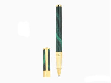 S.T. Dupont  Rollerball Initial Géode Grün/Gold