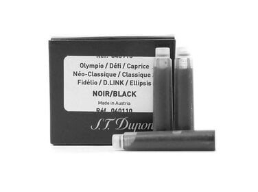S.T. Dupont Tintenpatronen Schwarz 6 Stück