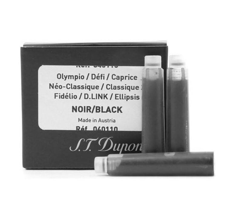S.T. Dupont S.T. Dupont Tintenpatronen Schwarz 6 Stück