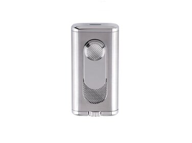 Xikar Feuerzeug Verano Flat Flame Silber