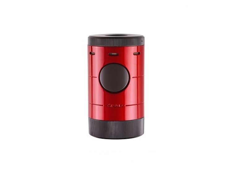 Xikar Xikar Volta Tabletop Tischfeuerzeug Rot mit 4-fach Jetflamme