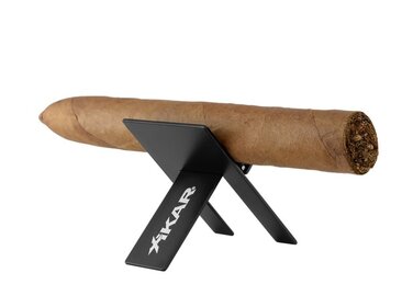 Xikar Zigarrenhalter Edelstahl Schwarz klappbar