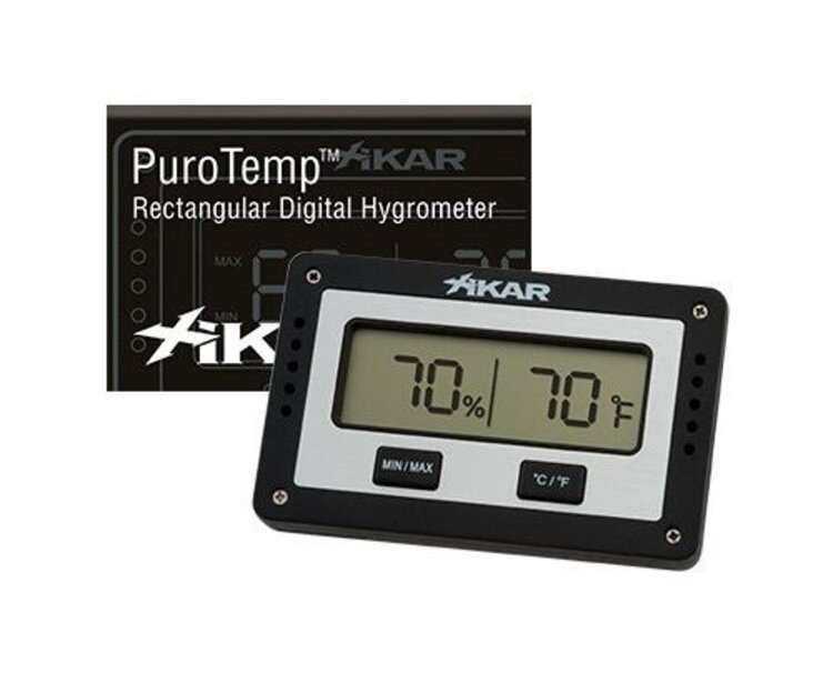 Xikar Xikar Digitales Hygrometer und Thermometer Schwarz