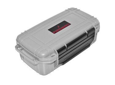 Firebird Reisehumidor Silber für 10 Zigarren mit Befeuchter
