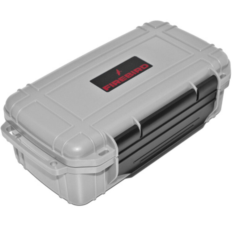 Firebird Firebird Reisehumidor Silber für 10 Zigarren