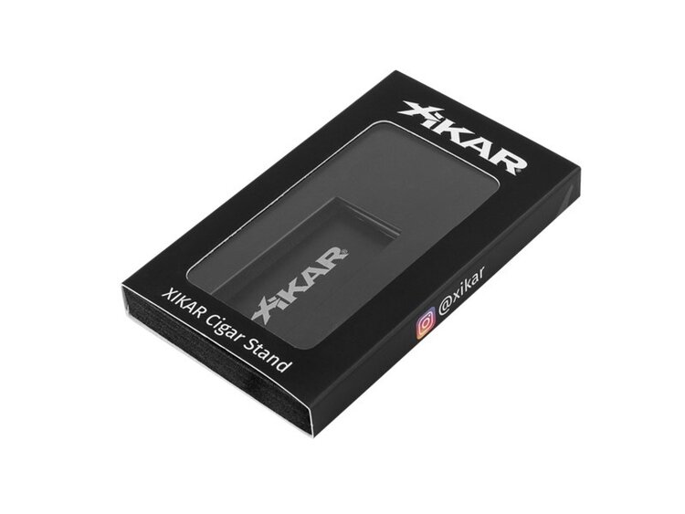 Xikar Xikar Zigarrenhalter Edelstahl Schwarz klappbar für 1 Zigarre