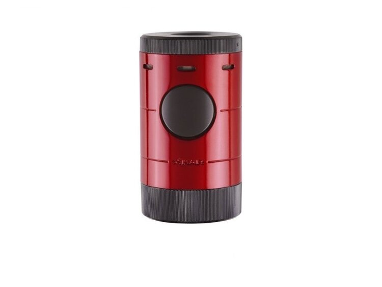 Xikar Xikar Volta Tabletop Tischfeuerzeug Rot mit 4-fach Jetflamme