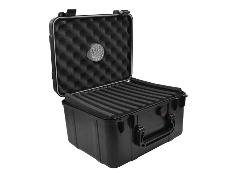 Xikar Xikar Reisehumidor gross Schwarz für 60 Zigarren