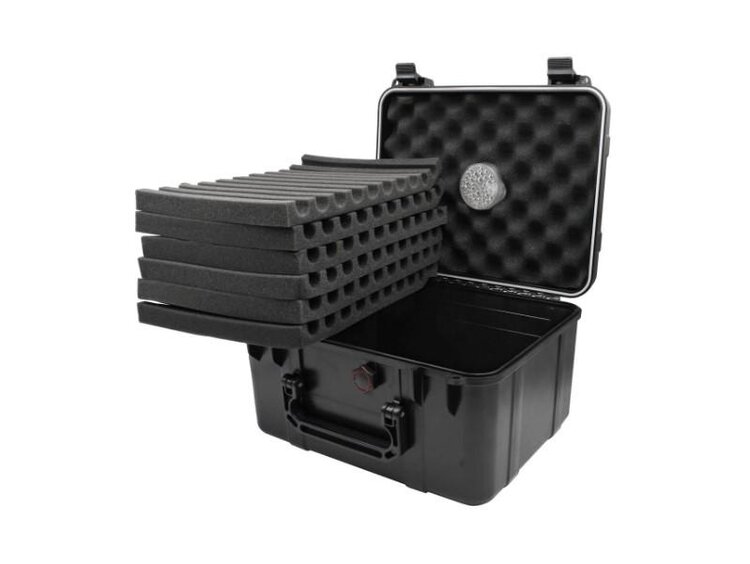 Xikar Xikar Reisehumidor gross Schwarz für 60 Zigarren