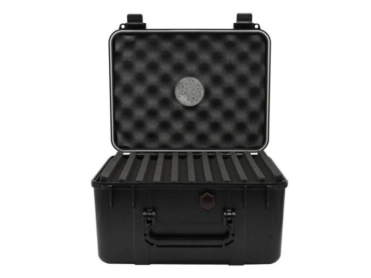 Xikar Xikar Reisehumidor gross Schwarz für 60 Zigarren