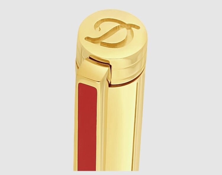 S.T. Dupont  S.T. Dupont Classique Kugelschreiber Rot/Gold