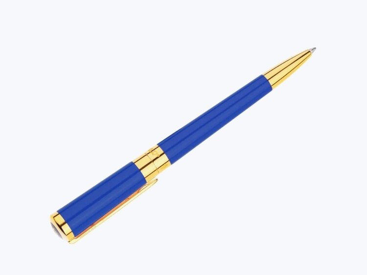S.T. Dupont  S.T. Dupont Liberté Kugelschreiber Blau/Gold