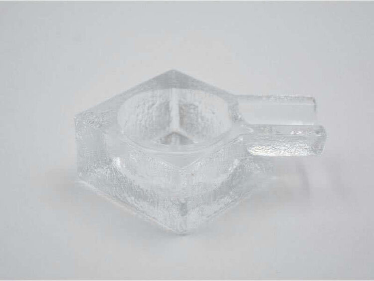 Angelo Zigarrenaschenbecher Glas quadratisch kompakt für 1 Zigarre