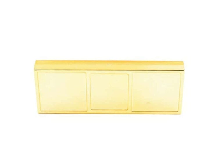 Angelo Humidor-Befeuchter Kristall Acrylpolymer Gold mit 2 Haftmagneten 17 × 6 cm