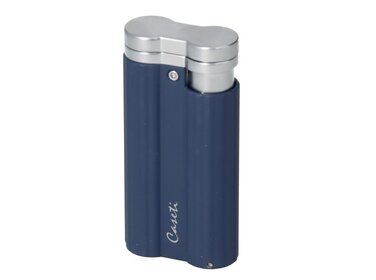 Caseti Feuerzeug Jet Blau matt mit Bohrer 7 mm