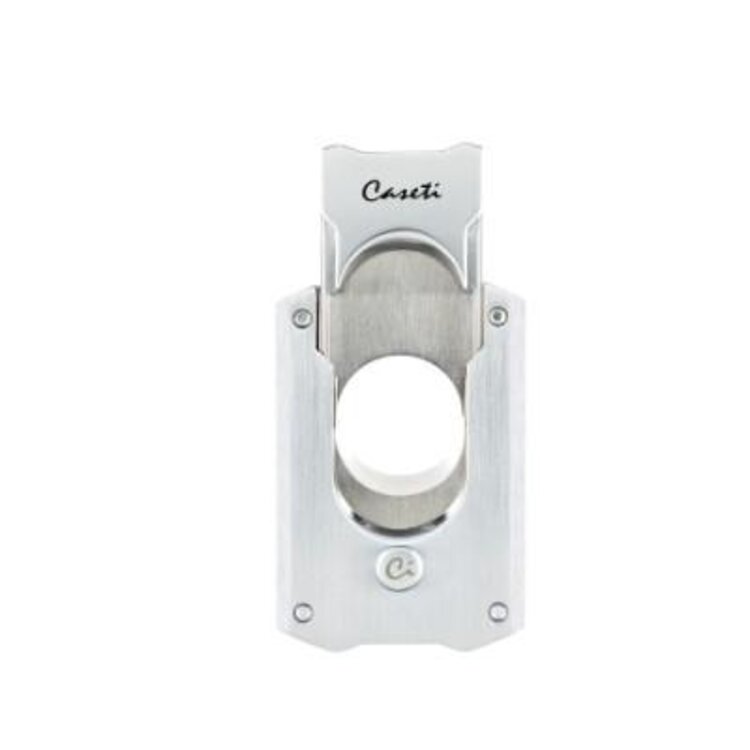 Caseti Zigarrencutter Guillotine Doppelklinge aus Edelstahl Chrom gebürstet für Ringmass 53