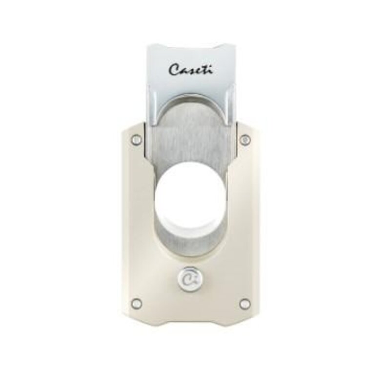 Caseti Zigarrencutter Guillotine Doppelklinge aus Edelstahl Titan-Chrom für Ringmass 53