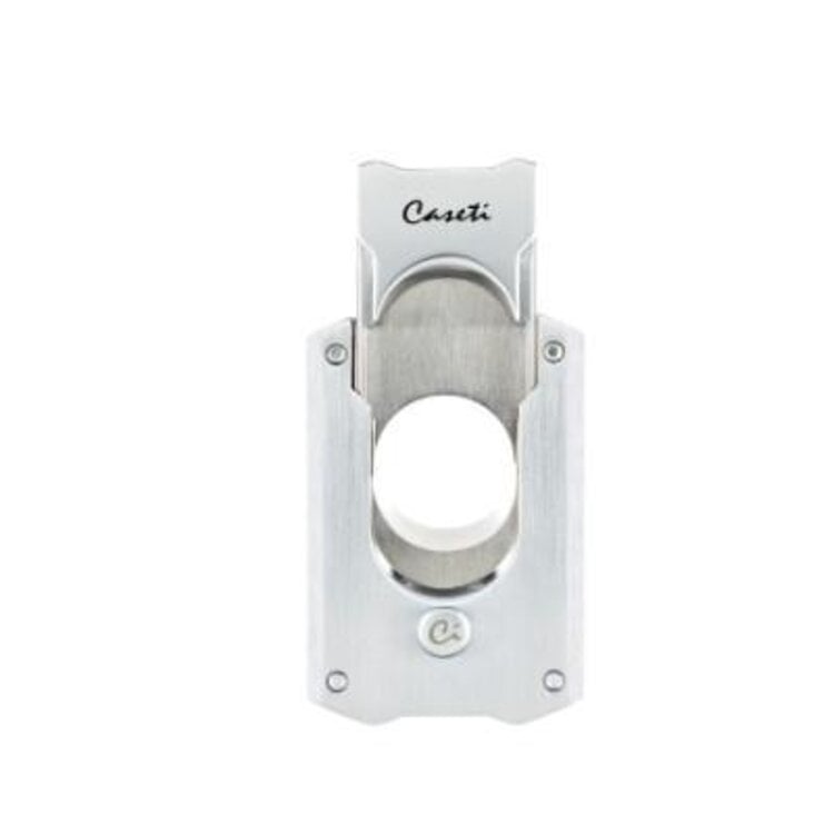 Caseti Zigarrencutter Guillotine Doppelklinge aus Edelstahl Chrom gebürstet für Ringmass 53