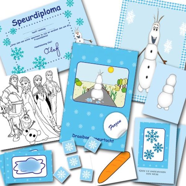 Verwonderend Frozen speurtocht, postpakket voor je kinderfeestje - Suus PN-71
