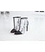 Designer transparent ankle boots