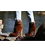 Sturdy Designer ankle lace-up boots with chunky heels