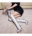 Designer Italian thigh high python platform thigh boots