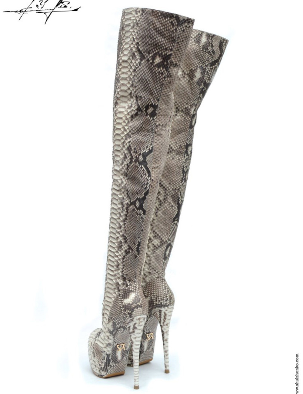 Designer Thigh High Boots